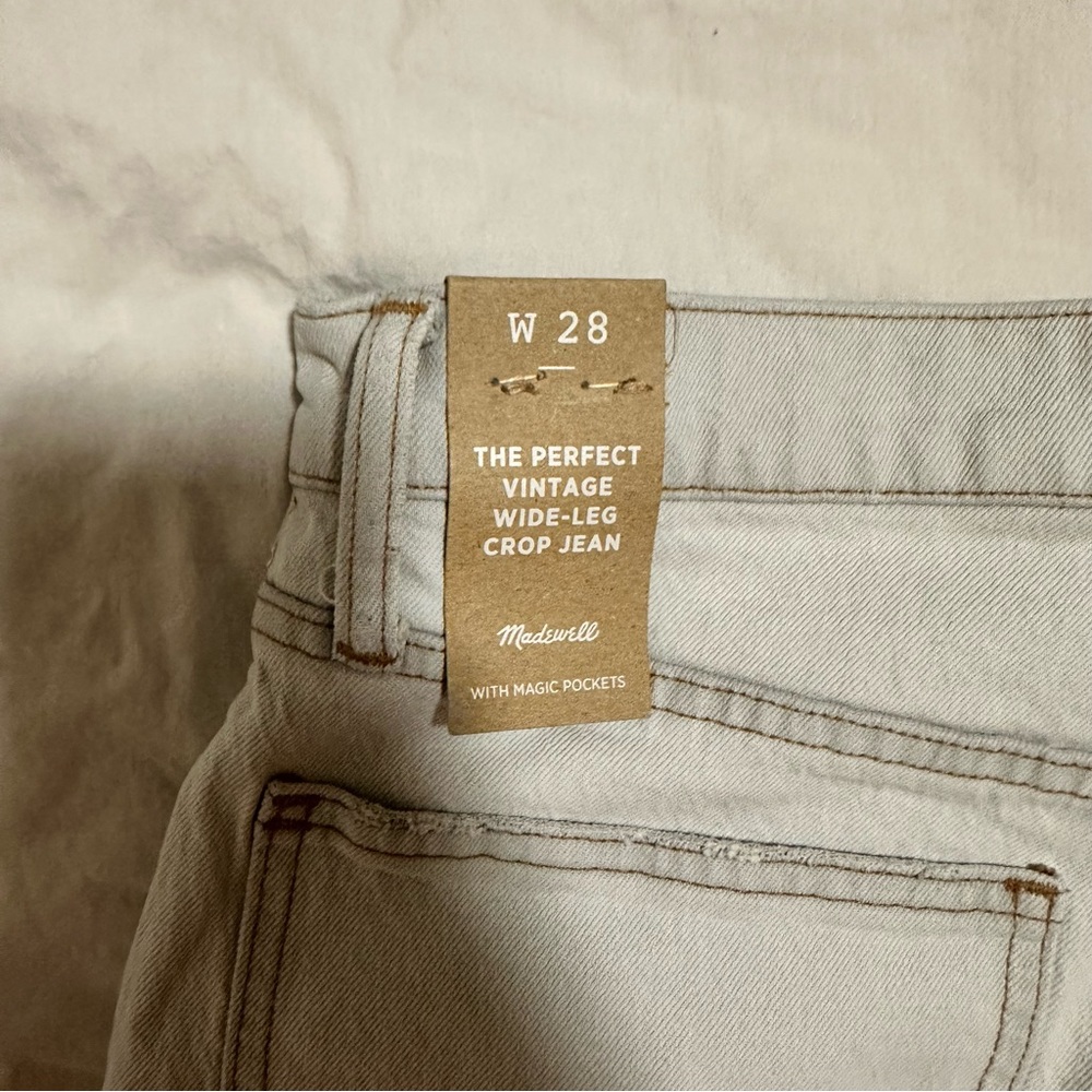 NWT Madewell Perfect Vintage Crop Jeans